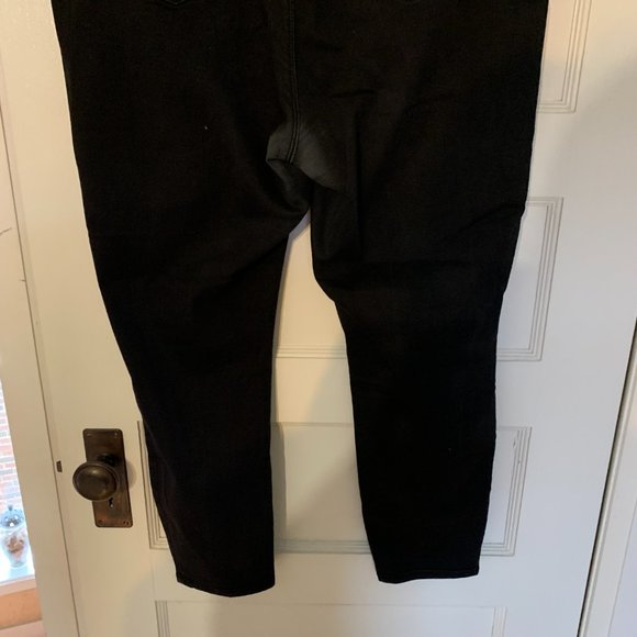 Asos Curve High Rise Ripped Skinny Jeans - Picture 8 of 9